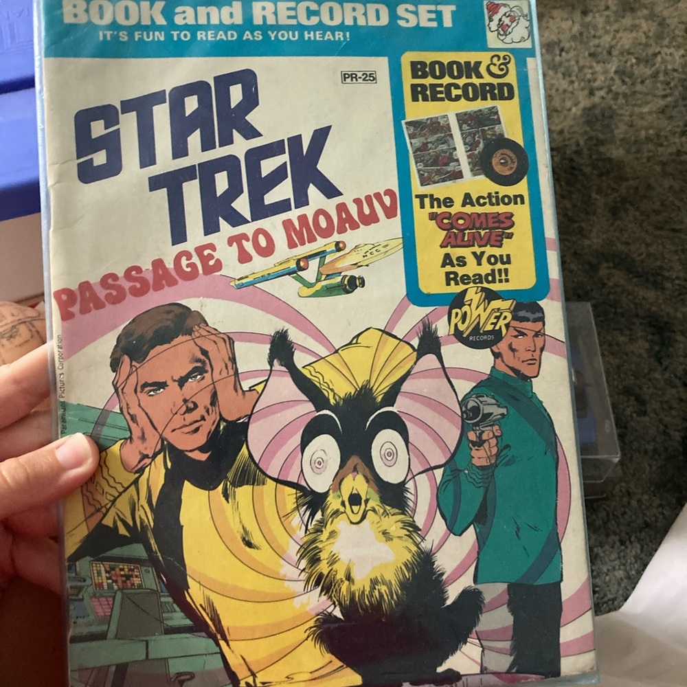 Star Trek Passage to Moauv Book and Record COMIC BOOK ONLY! Vintage